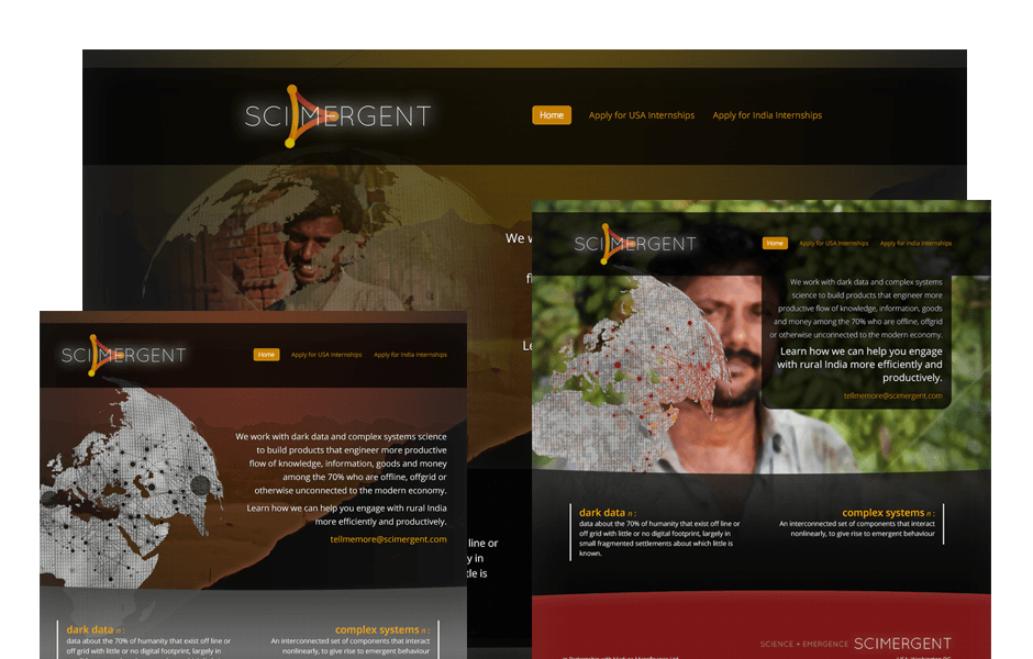 Website Screenshot: Scimergent
